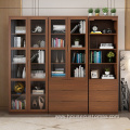 Multifunctional Storage Study Room Bookcase Wood Stand Shelf